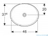 Geberit VariForm Umywalka owalna wpuszczana w blat bez przelewu 50x40cm KeraTect 500.710.00.2